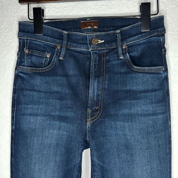 New MOTHER The Insider Ankle Jeans Mind Games Size 26 - Picture 3 of 16